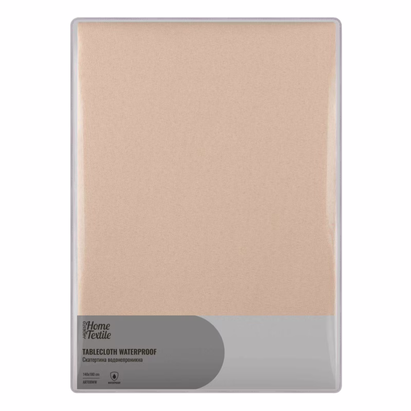 Скатерть ARDESTO Waterproof 100% полиэстер, айвори 140х180 см (ART08WW)