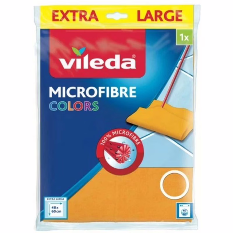 Тряпка для пола Vileda С микрофибры 1 шт. (4023103196506/4023103242609)