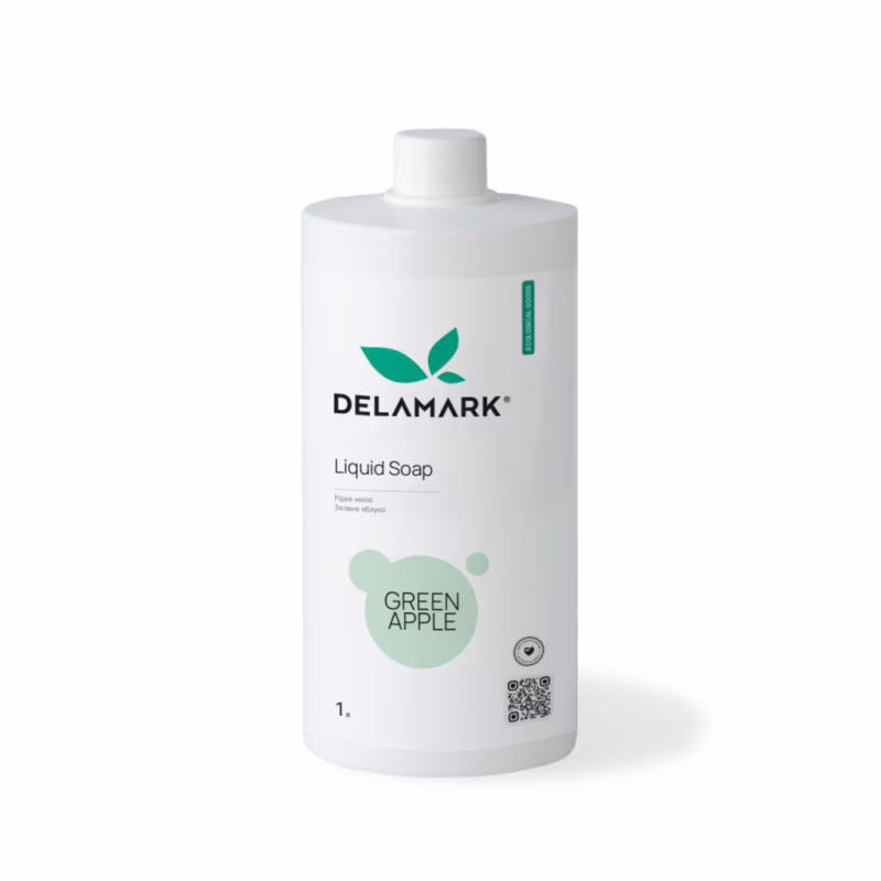 Жидкое мыло DeLaMark Зеленое яблоко 1 л (4820152331946)