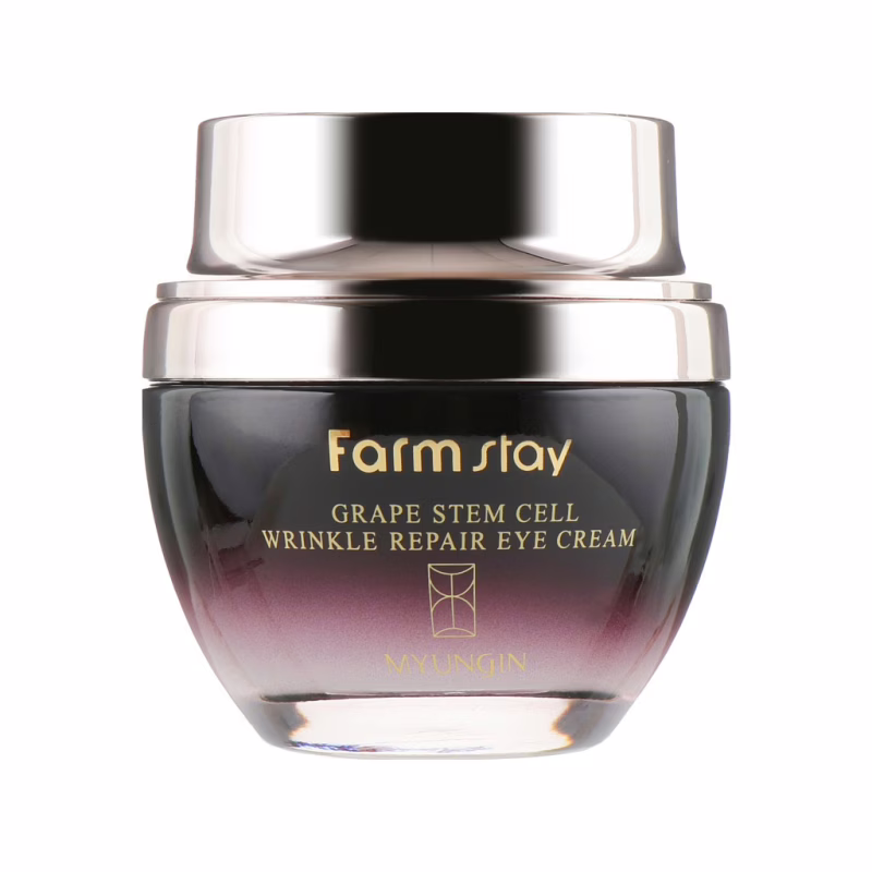 Крем для кожи вокруг глаз FarmStay Grape Stem Cell Wrinkle Repair Eye Cream С фитостволовыми клетками винограда 50 мл (8809317284880)