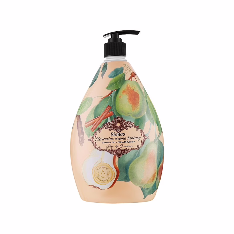 Гель для душу Bianca Florentine Aroma Fantasy З екстрактом груші та олією кориці 1000 мл (4823107605642)