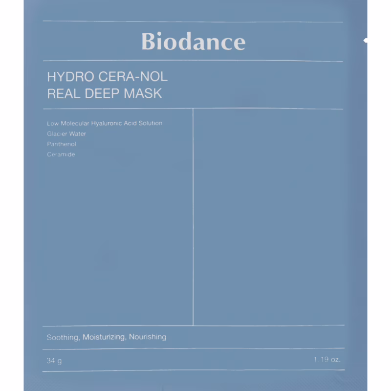 Маска для обличчя Biodance Hydro Cera-Nol Real Deep Sheet Mask 34 г (8809937360629)