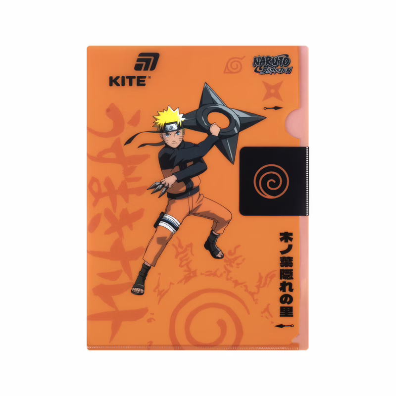 Папка - куточок Kite із клапаном A4 Naruto (NR25-248)