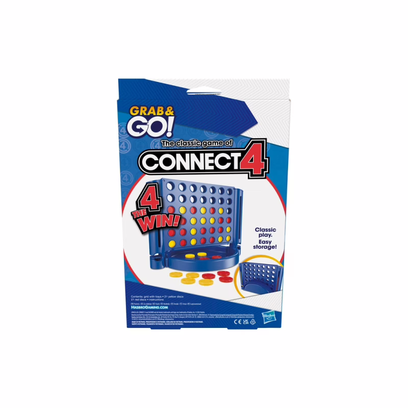Настольная игра Hasbro дорожная Собери 4 (F8253)