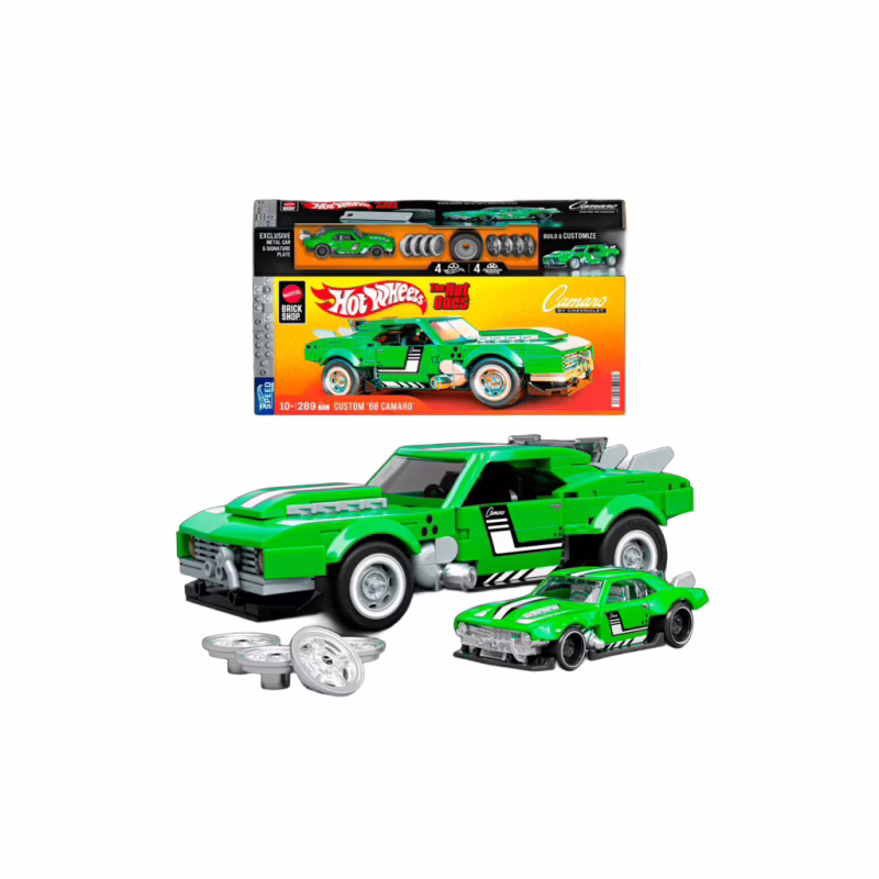 Конструктор Mattel Brick Shop Hot Wheels Speed Camaro 289 деталей (JFT16)