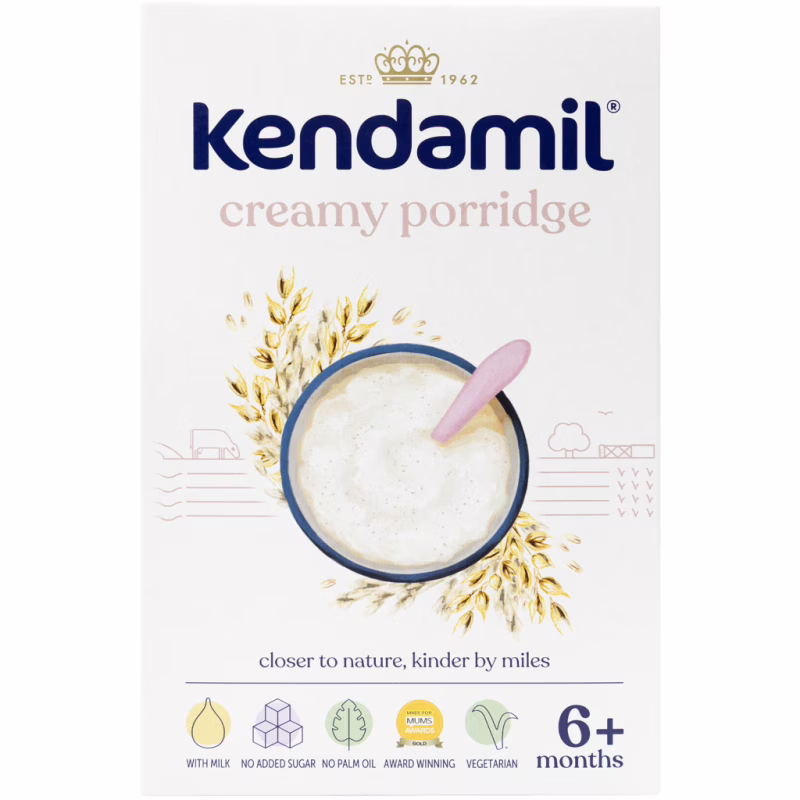 Детская каша Kendamil Молочная сливочная овсяная с 6 месяцев 150 г (92000149)