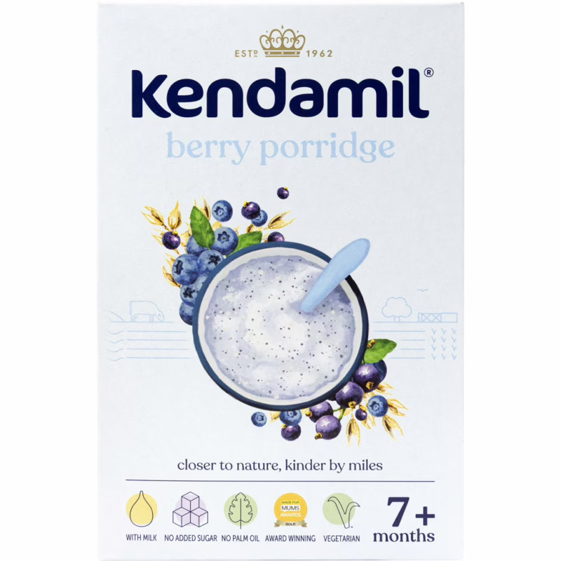 Детская каша Kendamil Молочная с ягодами с 7 месяцев 150 г (92000151)