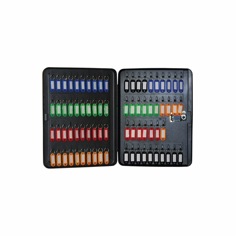 Бокс для ключей Buromax на 77 секции, с брелоками, с кодовым замком, стальной, черный (BM.0413)