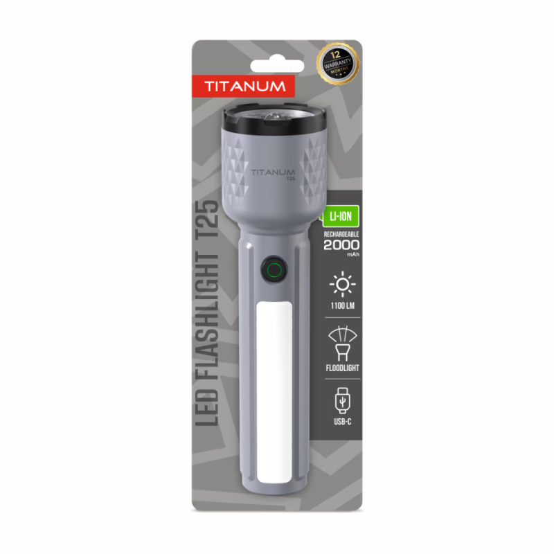 Фонарь TITANUM 1100Lm Gray (TLF-T25)