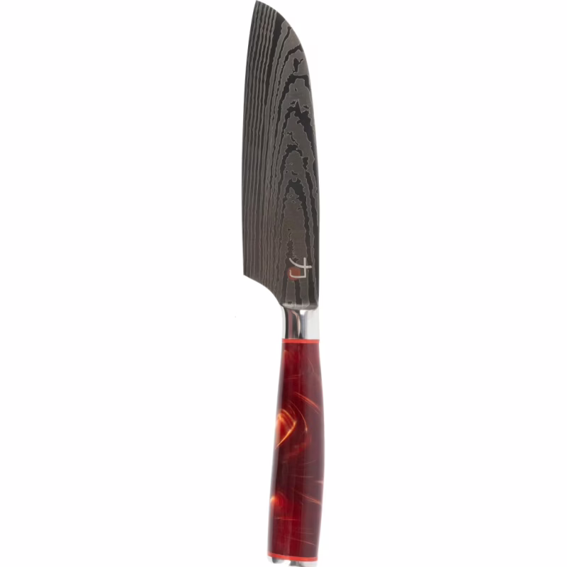 Кухонный нож MasterPro Tetsu, сантоку, 12.5 см, коричневий (BGMP-4129-BR)