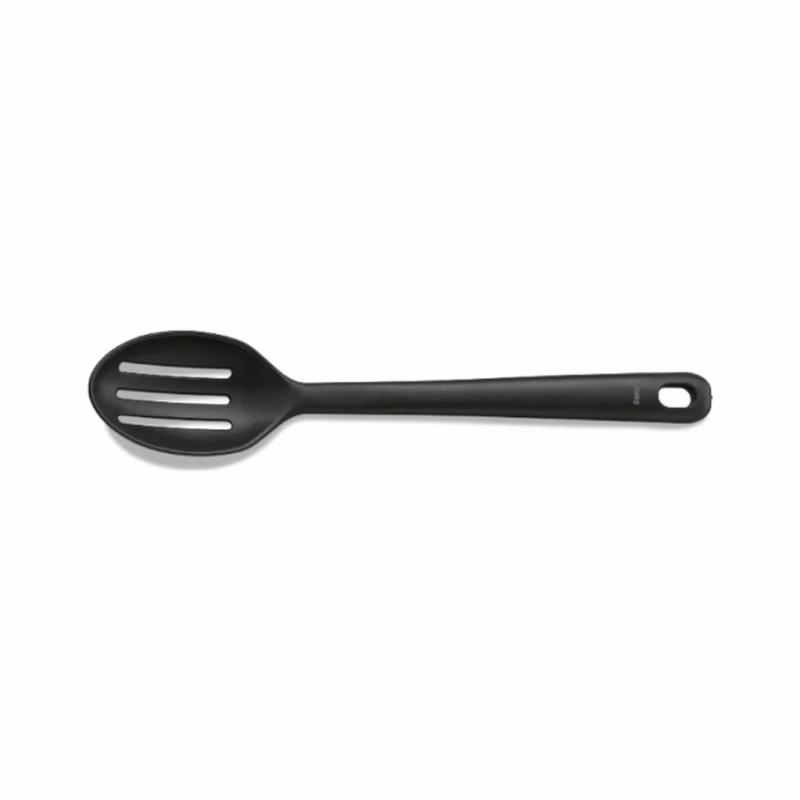 Ложка кухарська Kela Apart для сервіровки з прорізами, 34 см, чорна (12633)