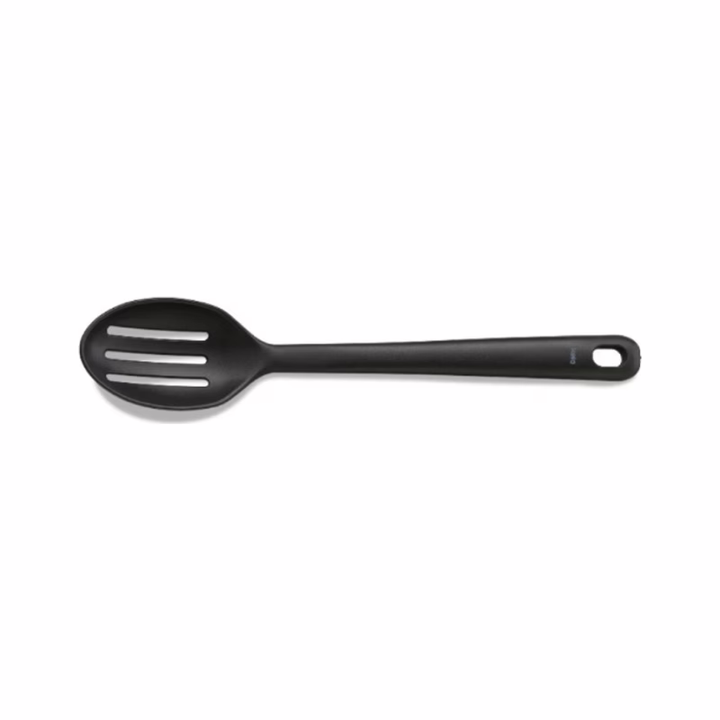 Ложка кухарська Kela Apart для сервіровки з прорізами, 34 см, чорна (12633)
