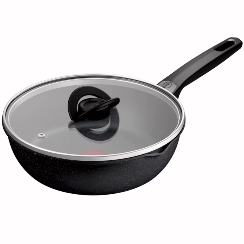 Сковорода Tefal Expertise з кришкою 24см чорний (G3218402)