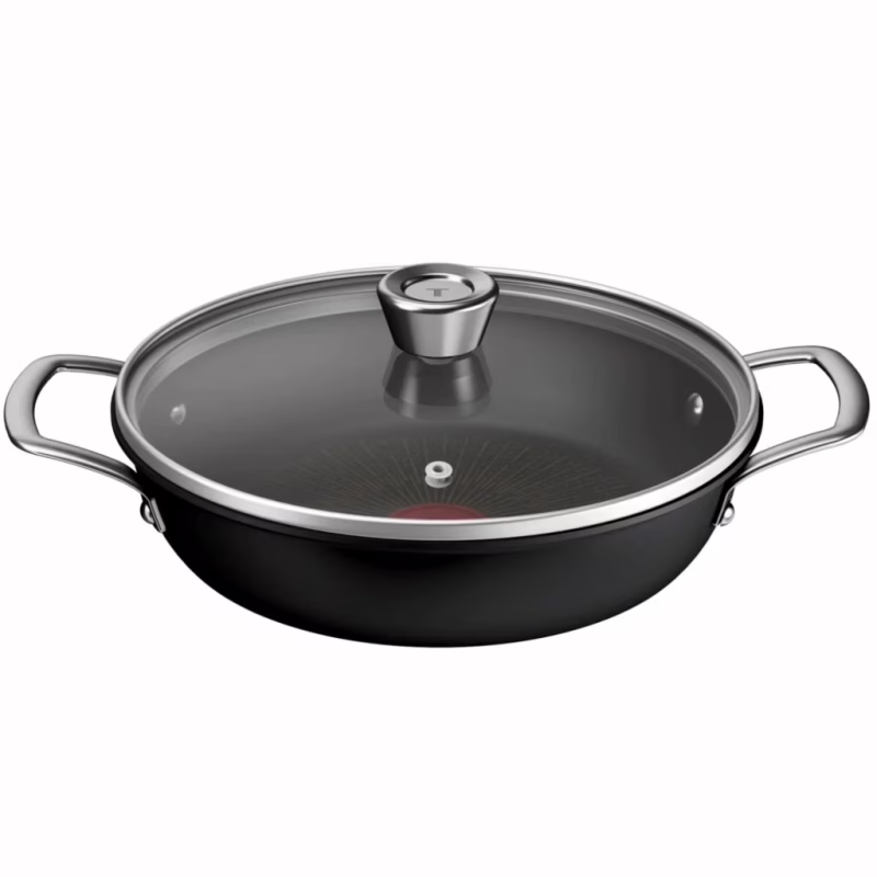 Сотейник Tefal Excellence+ з кришкою 24см чорний (G3308802)