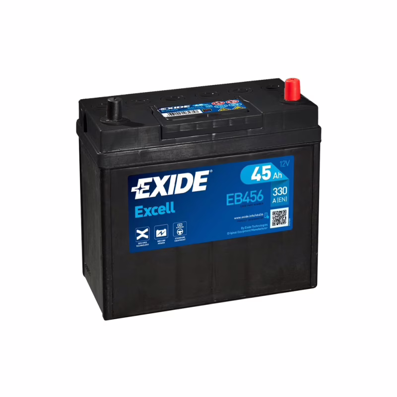 Аккумулятор автомобильный EXIDE EXCELL 45A (EB456)