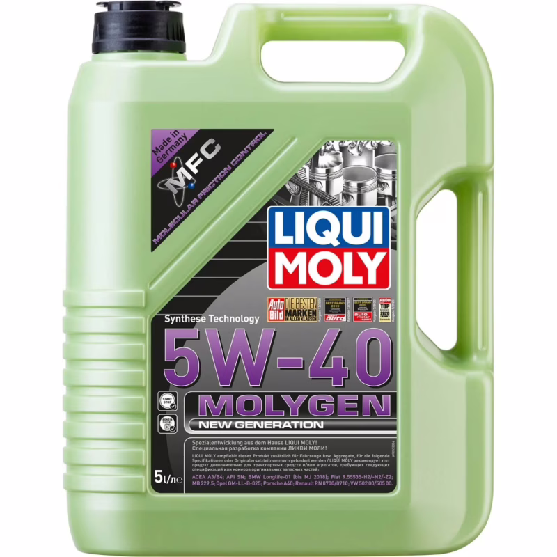 Моторное масло Liqui Moly Molygen New Generation 5W-40 5л. (8536)