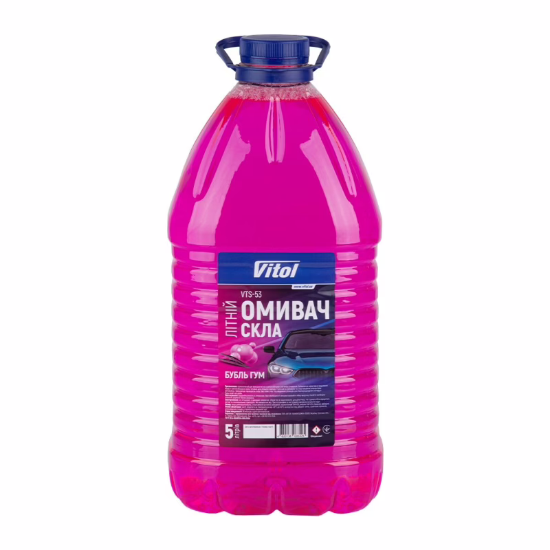 Омыватель автомобильный VITOL Бабл Гам 5 л (VTS-53)