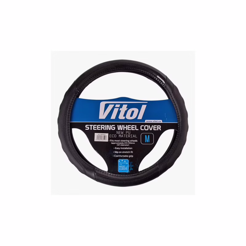 Чохол на руль VITOL M чорн (VLCU-1409009 M)