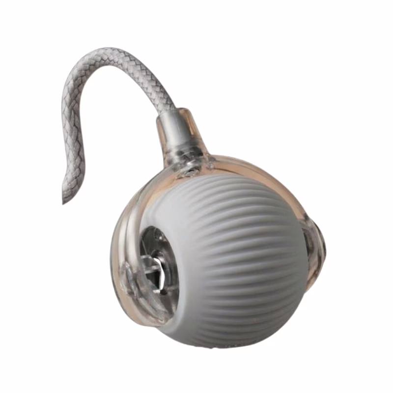 Игрушка для кошек Me&Pet Интерактивный мяч с веревкой серый (NMP-47A)
