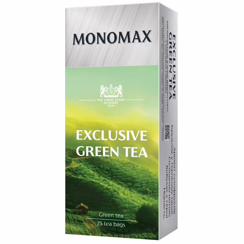 Чай Мономах Exclusive Green Tea 25х1.5 г (mn.12500)