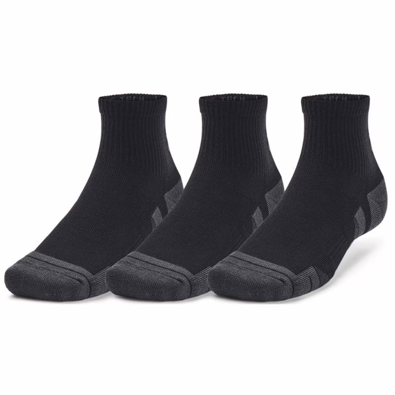 Носки Under Armour 1379510-001 Performance Tech 3 пари Qtr чорний LG (196884000998)