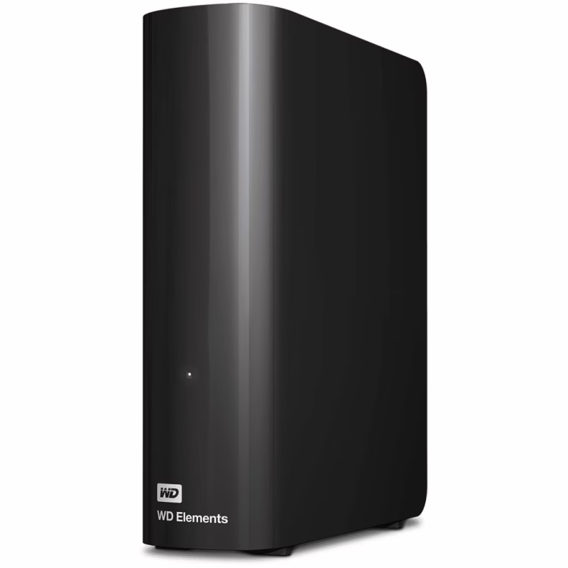 Зовнішній жорсткий диск 3.5" 12TB Elements Desktop WD (WDBWLG0120HBK-EESN)