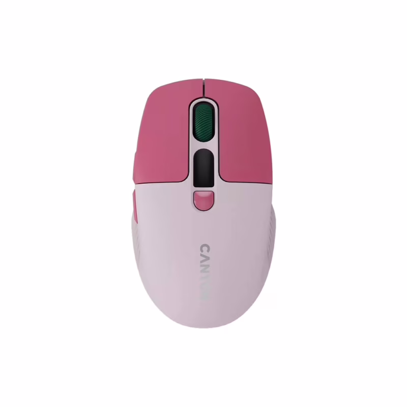 Мышка Canyon MW-26 LCD Silent Wireless/Bluetooth Pink (CNS-CMSW26P)