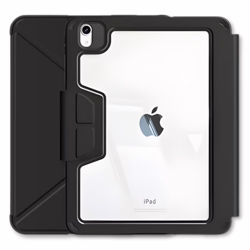 Чехол для планшета BeCover Rugged Origami Transparent Apple iPad Air 11" M2/M3 (2024/2025) Black (714968)