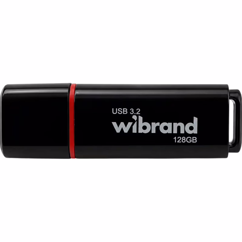 USB флеш накопичувач Wibrand 128GB Scarab Black USB 3.2 (WI3.2/SC128P11B)
