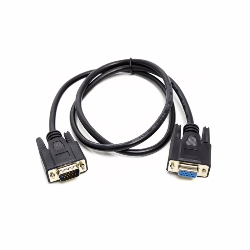 Кабель мультимедійний VGA M to VGA F 1.0m PowerPlant (CA911967)