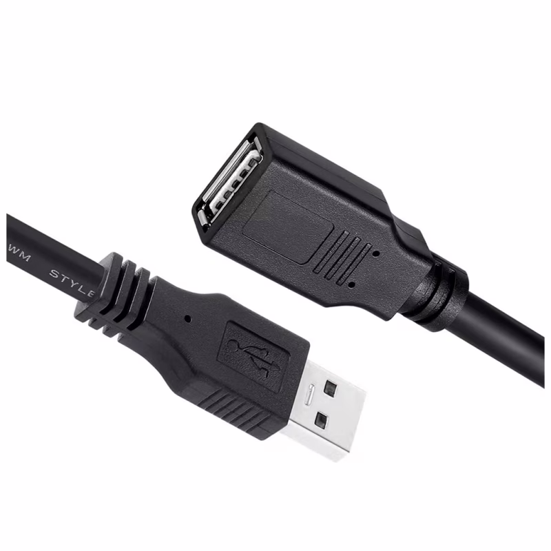 Дата кабель USB 2.0 AM/AF 1.8m black ColorWay (CW-CBUF076-BK)
