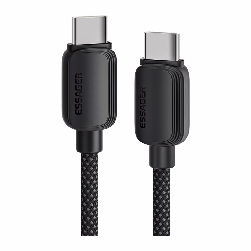 Дата кабель USB-C to USB-C 2.0m 100W black Essager (EXCTT1-WLA01-P)