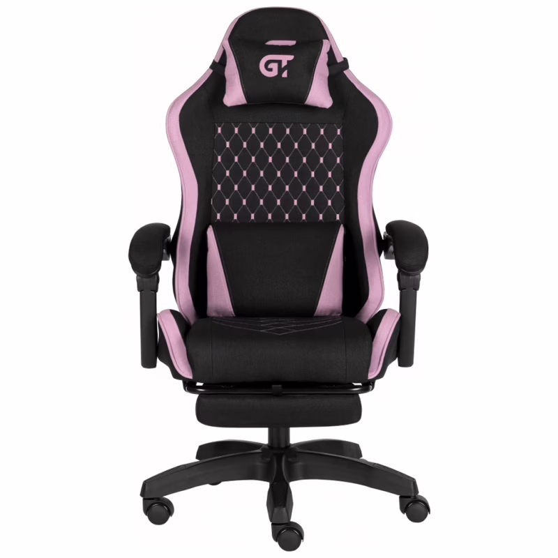 Кресло игровое GT Racer X-2339 Black/Pink (X-2339 Fabric Black/Pink)