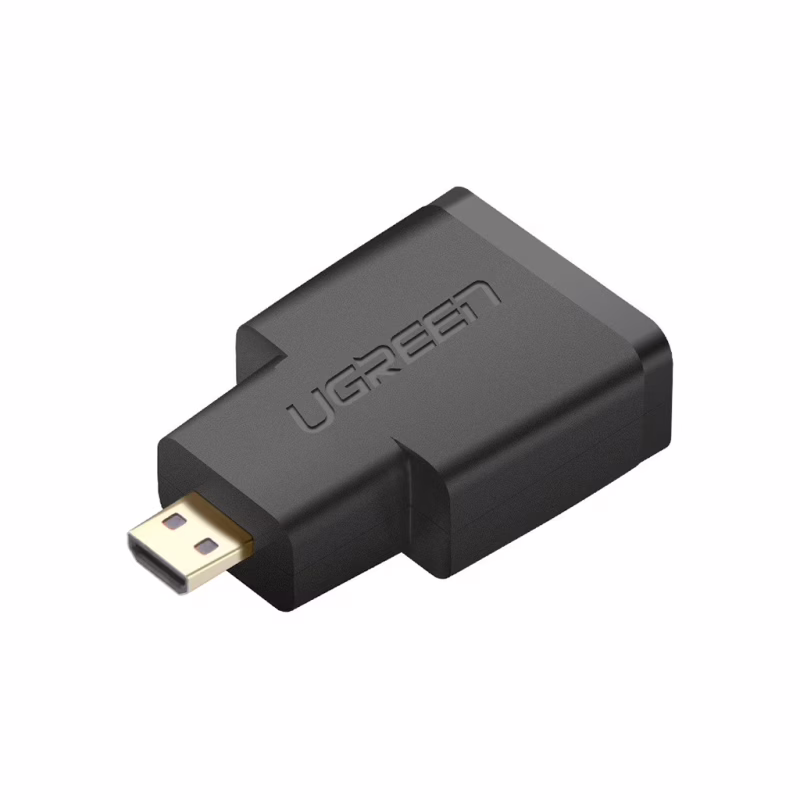 Перехідник Micro HDMI M to HDMI F black Ugreen (20106)