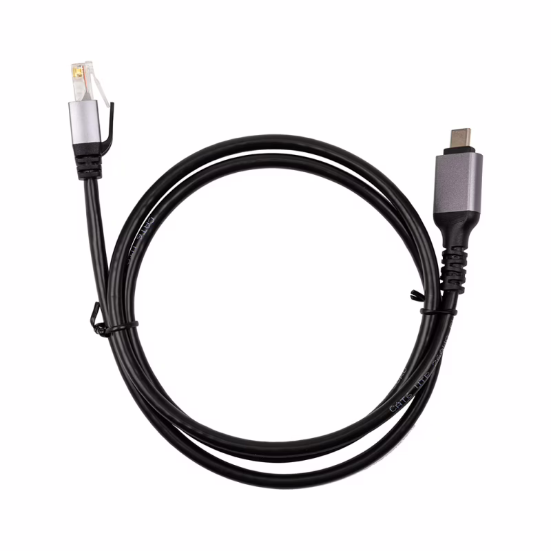 Дата кабель USB-C to RJ45 Ethernet 1.0m PowerPlant (CA914913)