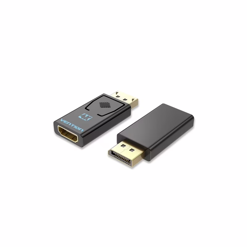 Перехідник DisplayPort M to HDMI F 4K30Hz black Vention (HBMB0)