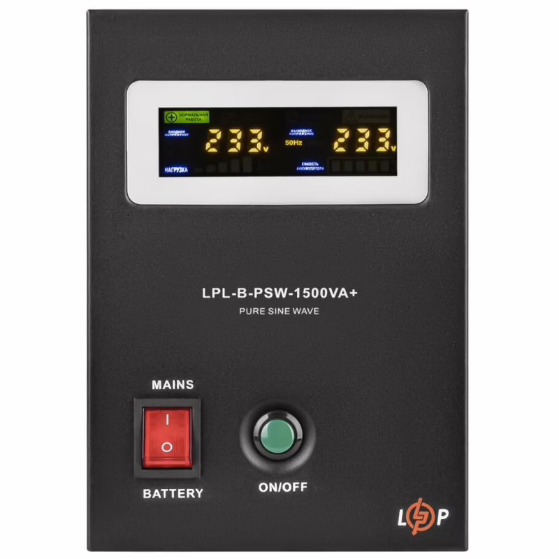 Источник бесперебойного питания LogicPower LPL-B-PSW-1500VA+ ( 1050W ) 24V (37700)