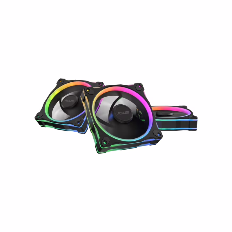 Кулер до корпусу ASUS PRIME MR120 REVERSE ARGB BLACK 3IN1 (90DA00L0-B09020)