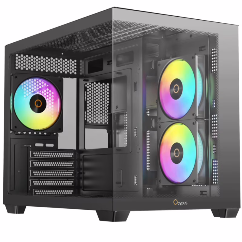 Корпус для ПК OCYPUS GAMMA-C54-BKD300XX-GL