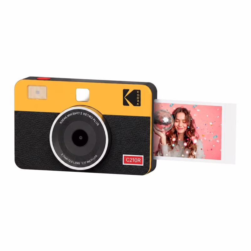 Камера моментальной печати Kodak Mini Shot 2 Retro Yellow (C210R)