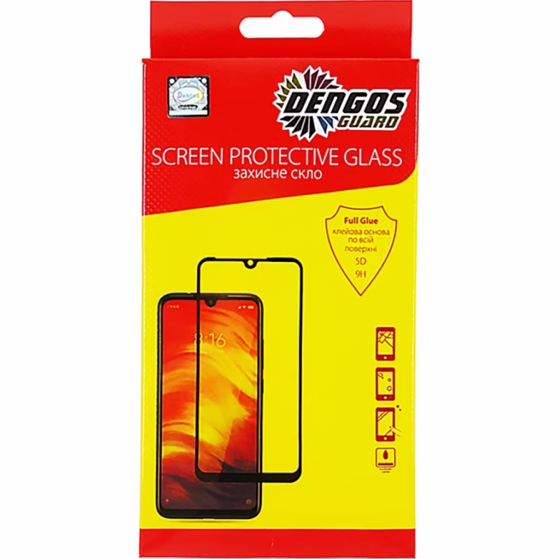 Стекло защитное Dengos Full Glue Xiaomi Redmi Note 10 Pro (black) (TGFG-171)