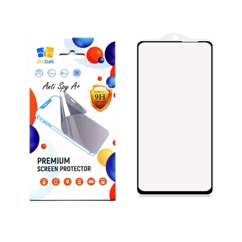 Стекло защитное Drobak Anty Spy Samsung Galaxy A54 (Black) (535337)