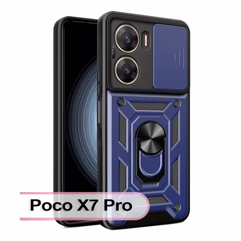 Чехол для мобильного телефона BeCover Military Poco X7 Pro Blue (713464)