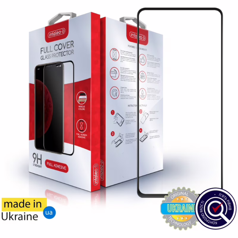 Скло захисне Intaleo Full Glue Moto G75 Black (1283126607400)