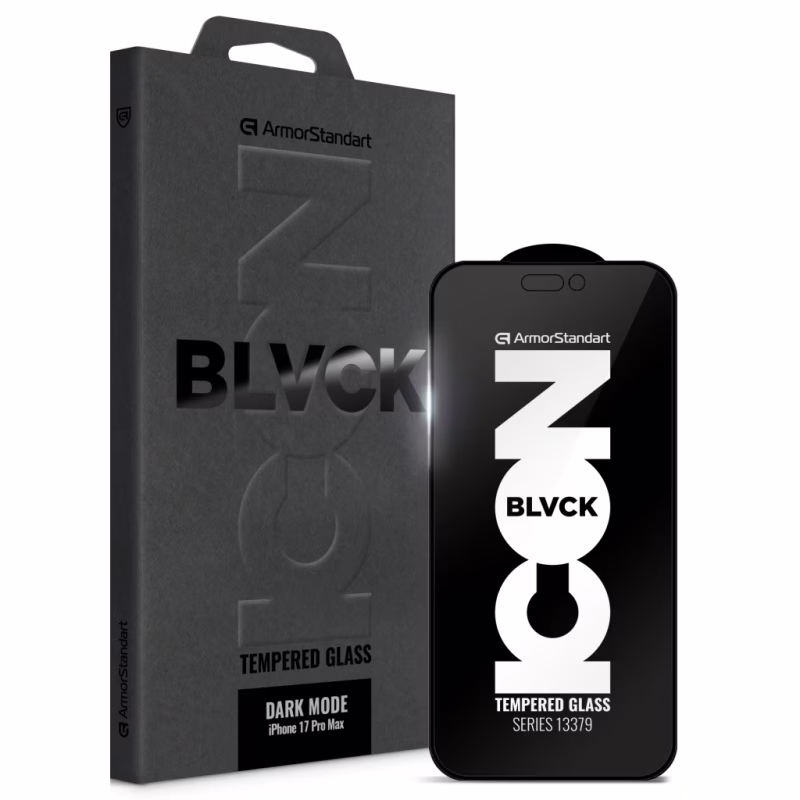Скло захисне Armorstandart Dark Mode BI Apple iPhone 17 Pro Max (ARM86630)