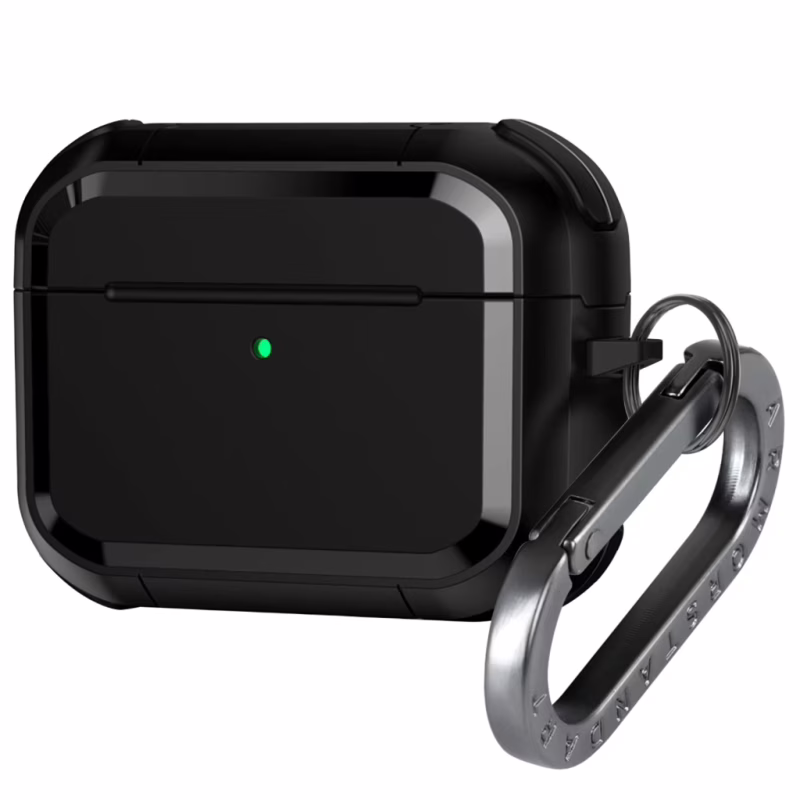 Чохол для навушників Armorstandart Panzer для Apple Airpods Pro 3 Black (ARM88286)