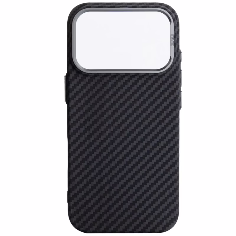 Чохол до мобільного телефона Armorstandart LikeCarbon2 MagCase Apple iPhone 17 Pro Carbon Black (ARM86258)