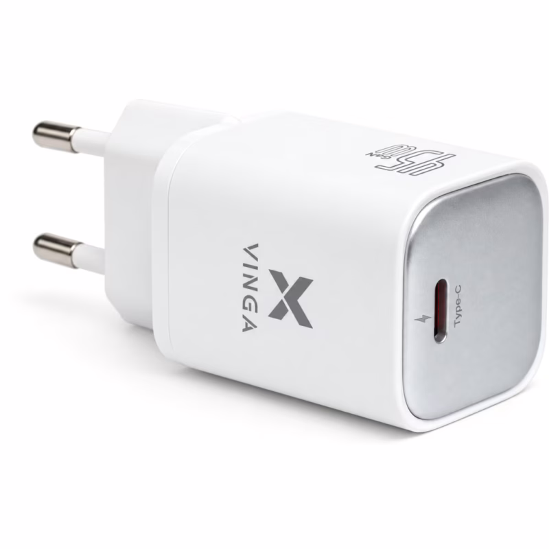 Зарядное устройство Vinga USB-C PD PPS 45W (VCR45CB)