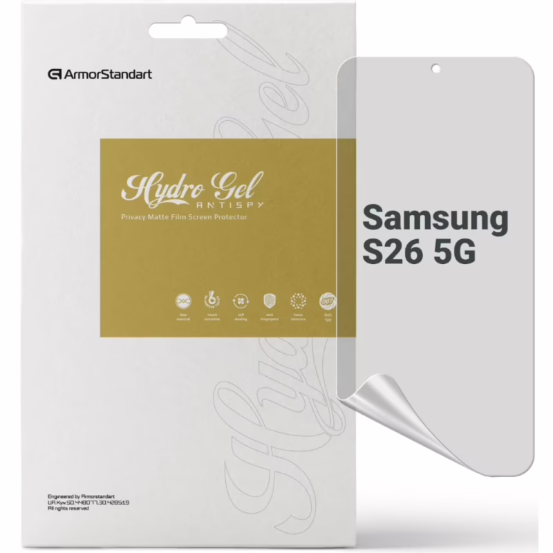 Пленка защитная Armorstandart hydrogel Anti-spy Samsung S26 5G (ARM88729)