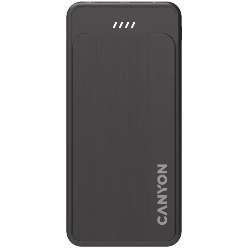 Батарея универсальная Canyon OnPower 100 10000mAh, 5В/2А, Black (CNS-CPB100B)